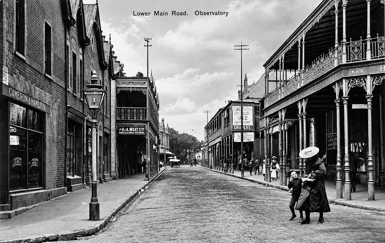 Lower Main Road, Observatory, Cape Town, in the early 1900s